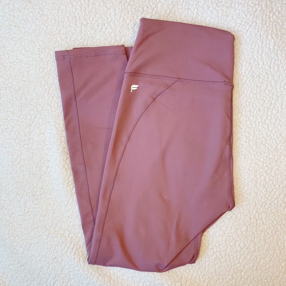 Fabletics Mauve Highwaisted Powerhold Leggings